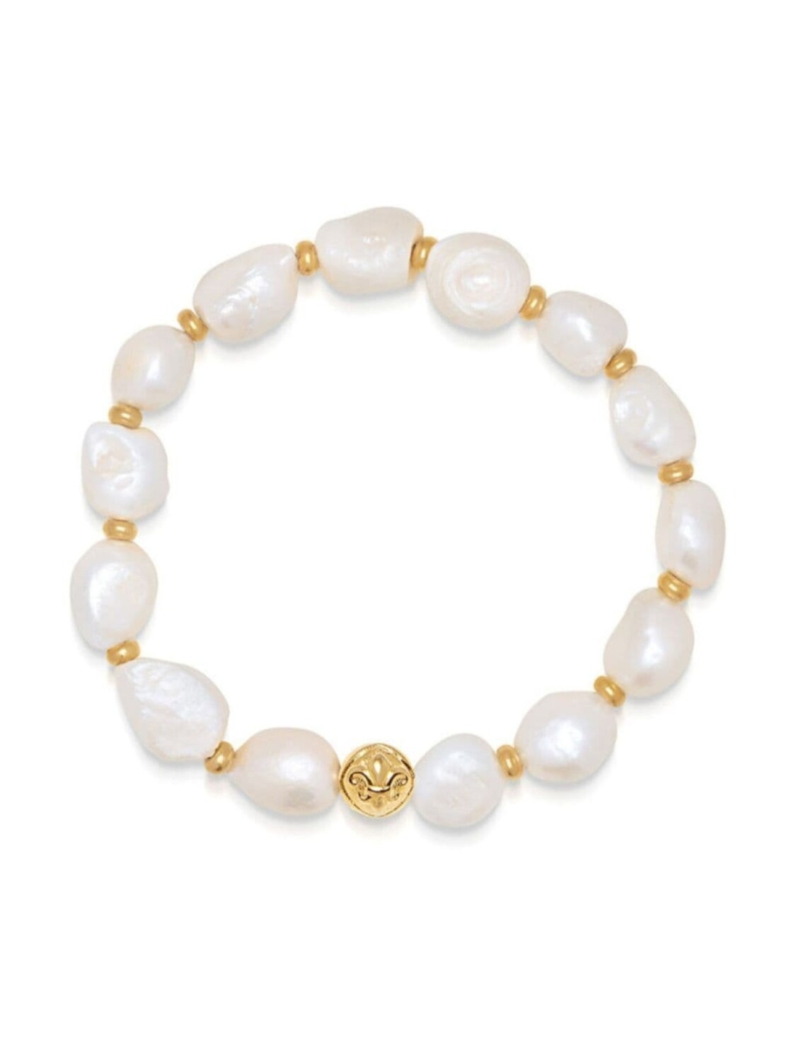 

Браслет с жемчугом Nialaya Jewelry, золотой