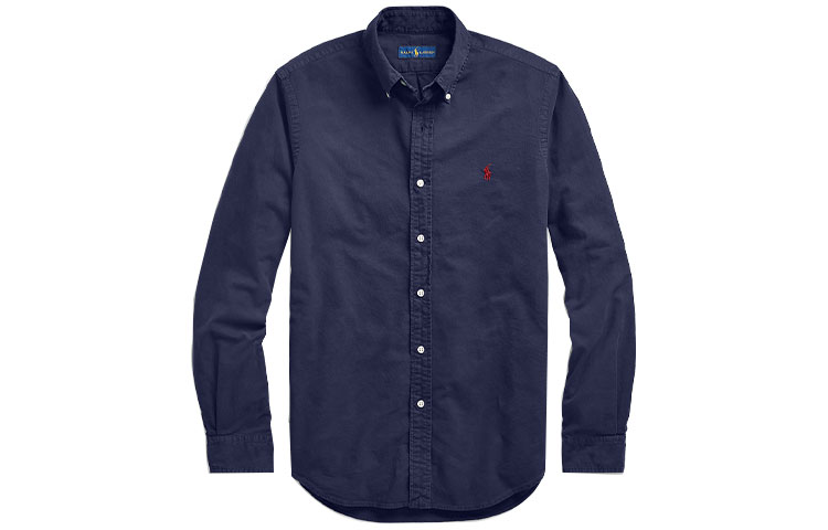 

Футболка поло мужская синяя Polo Ralph Lauren