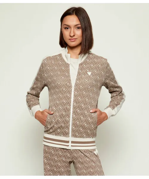 

Толстовка с ромбами Regular fit Guess Active, бежевый