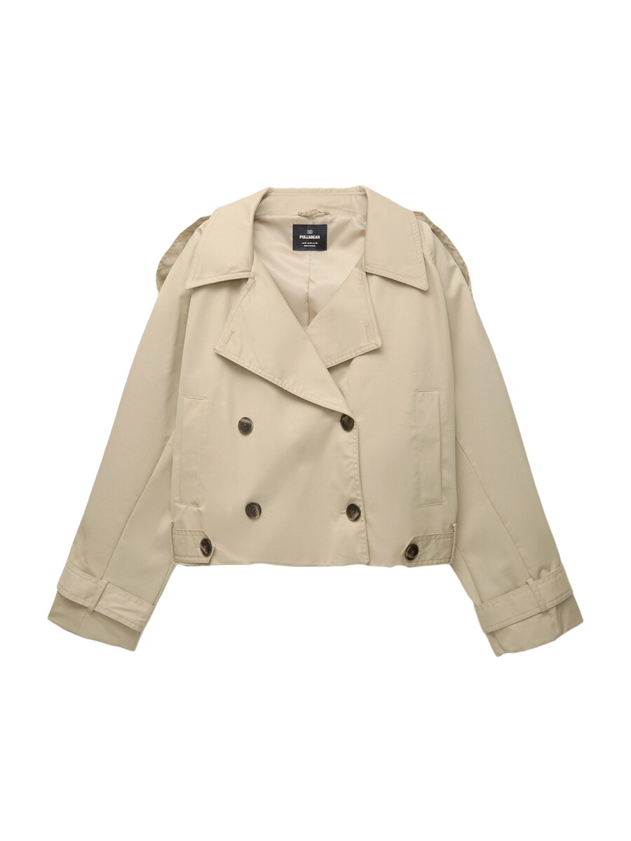 

Пальто межсезонное Pull&Bear, бежевый