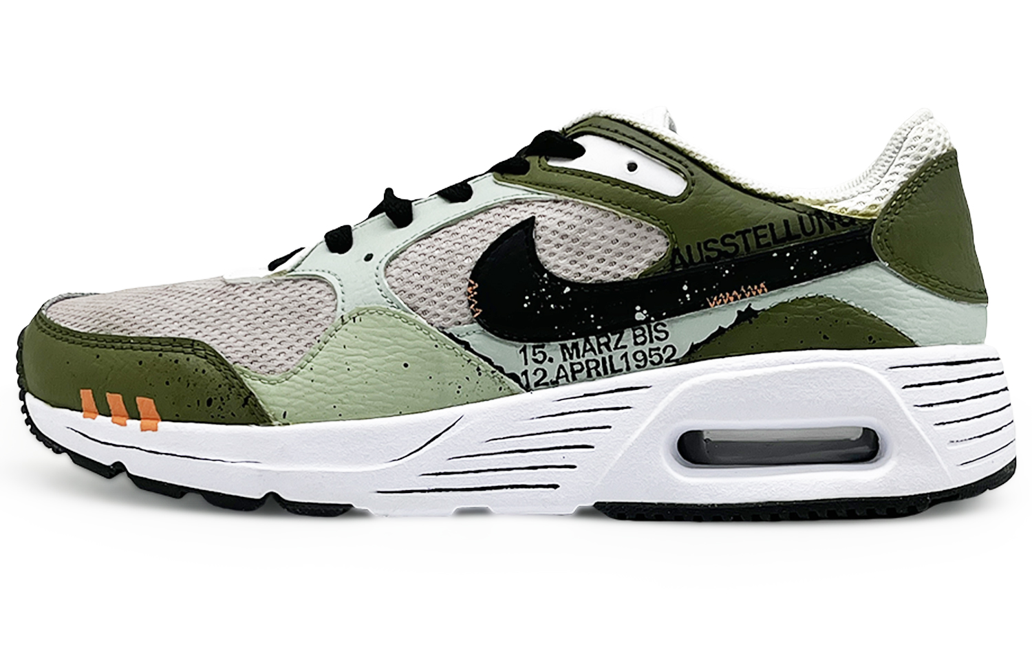 

Кроссовки Air Max SC для бега мужские с низким верхом зеленый/черный/белый/оранжевый Nike