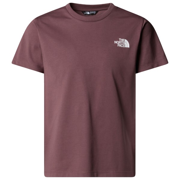

Подростковая футболка с короткими рукавами и куполом The North Face, коричневый