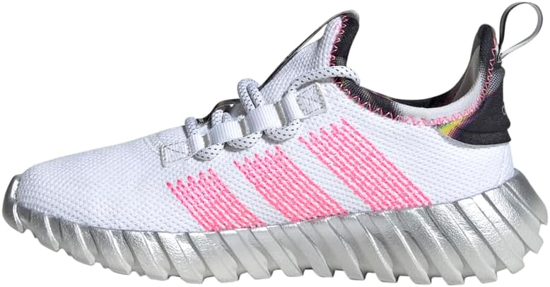 Детские кроссовки Adidas Kaptir Flow (унисекс), белый/розовый — фото 3