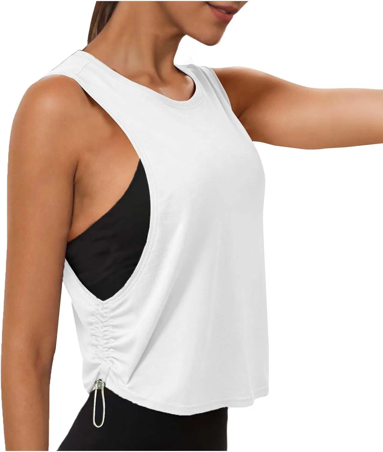 Топ для тренировок Racerback Athletic White