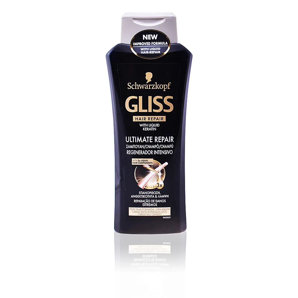 

Шампунь Gliss ultimate repair champú Schwarzkopf Mass Market, 400 мл.