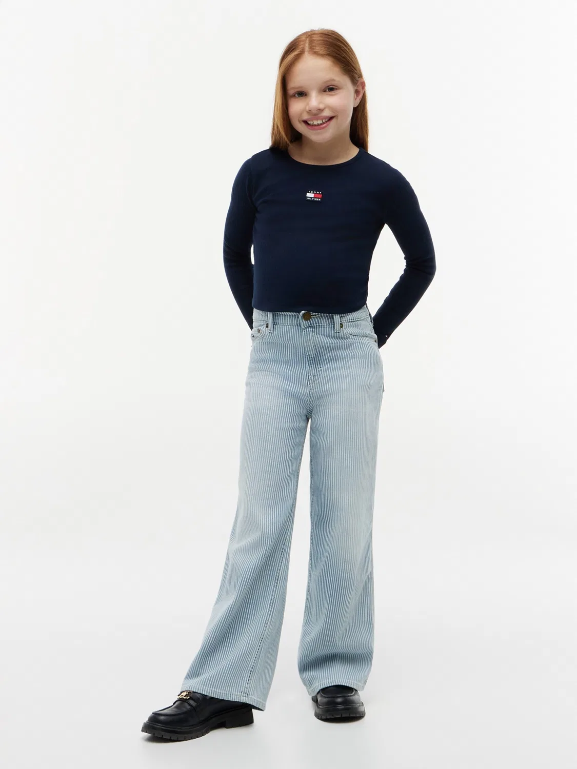 Широкие джинсы 'MABEL' Tommy Hilfiger, Blue Denim — фото 4
