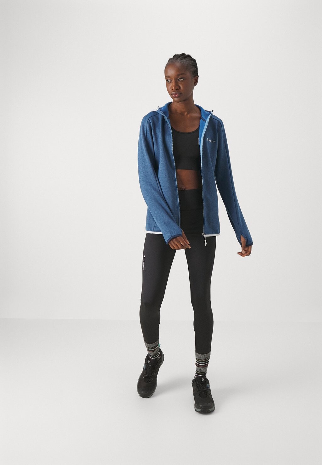 

Толстовка на молнии WOMENS VALSORDA HOODY Vaude, синий