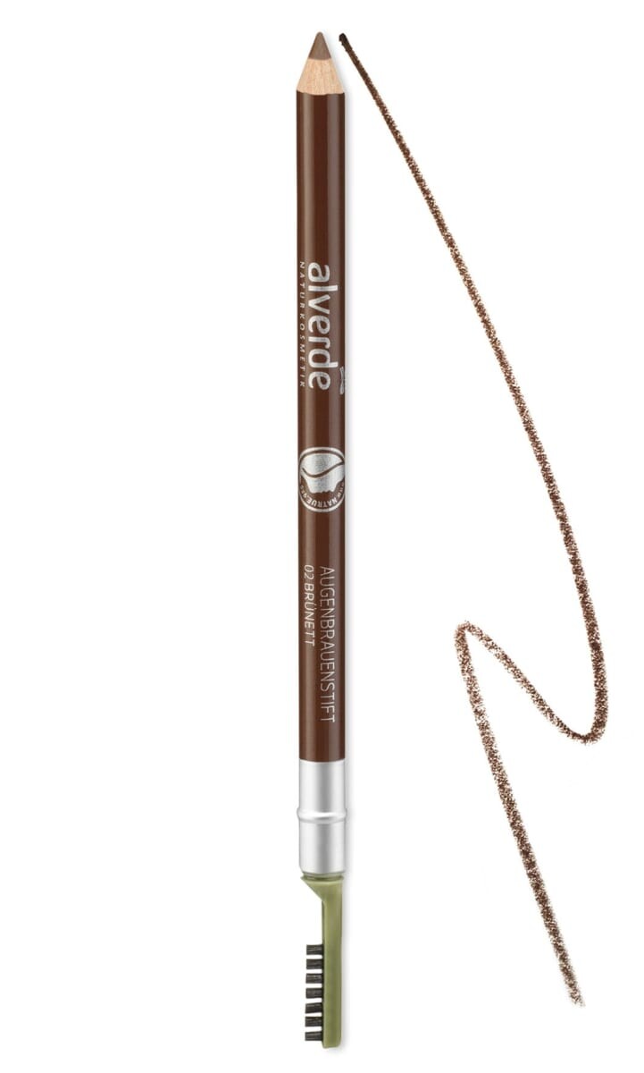 Карандаш для бровей 02 коричневый 1,1 г. alverde NATURKOSMETIK — фото 3