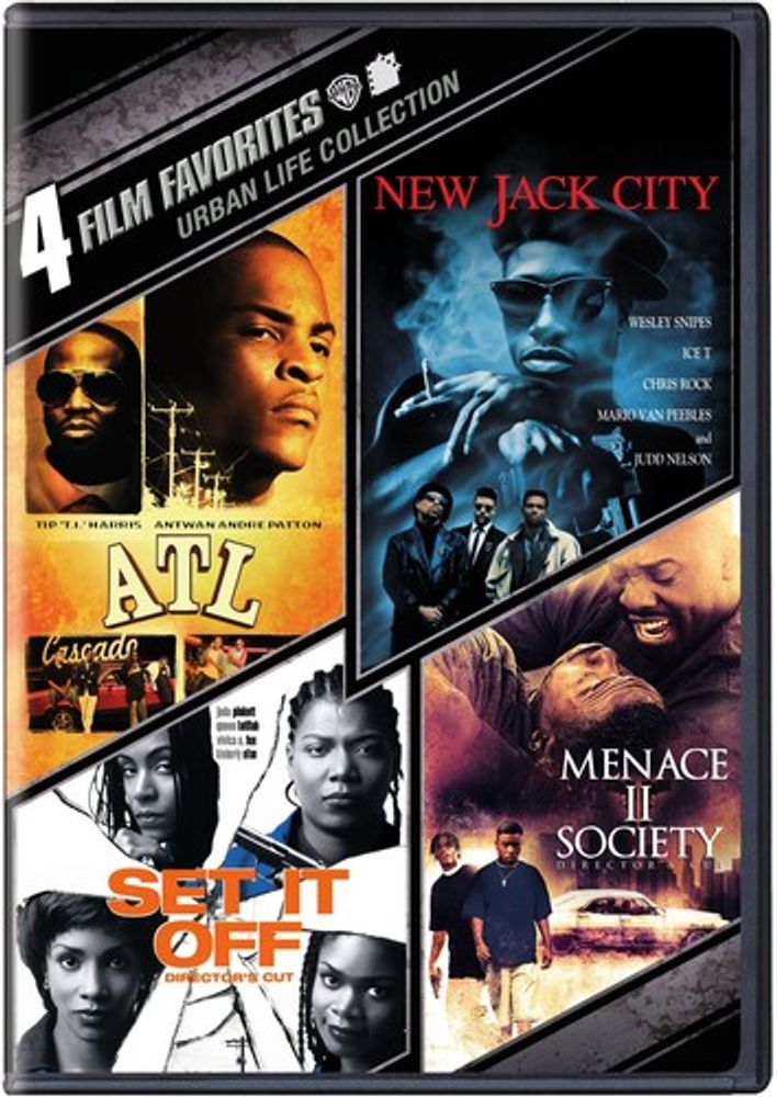 

Диск DVD 4 Film Favorites: Urban Life (ATL / New Jack City / Set It Off / Menace II Society