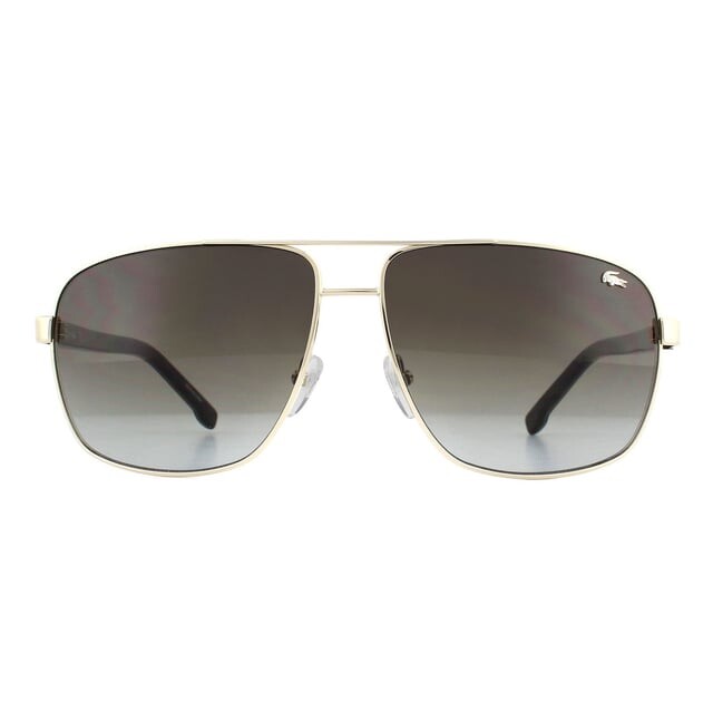 

Мужские коричневые солнцезащитные очки Aviator с градиентом Lacoste, желтый