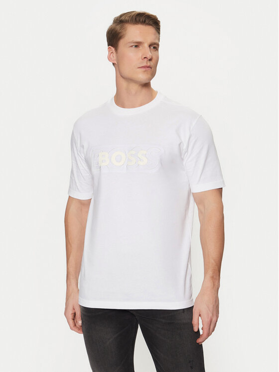 

Футболка обычного кроя 50531271 Boss, белый