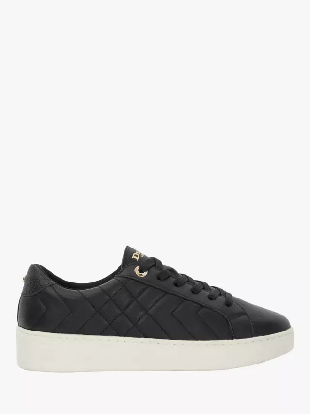 

Кроссовки Dune Egent Quilted Leather Flatform, черный