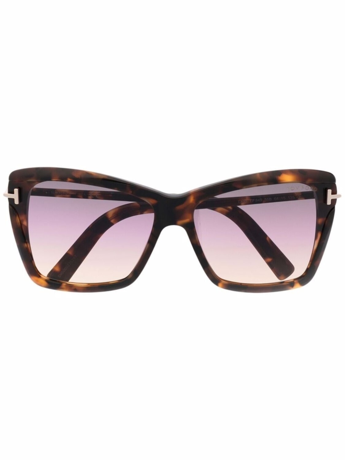 

Солнцезащитные очки Leah TF849 TOM FORD Eyewear, коричневый