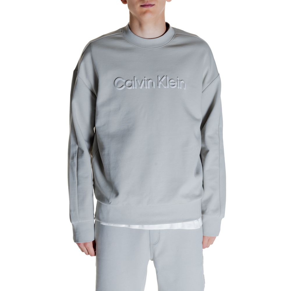 

Серый хлопковый свитер Calvin Klein
