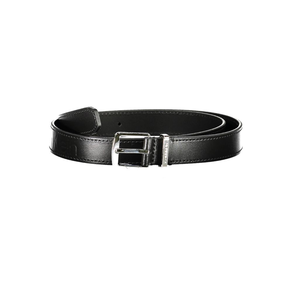 

Черный кожаный женский ремень Calvin Klein