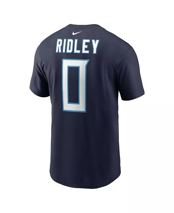 Мужская футболка с именем и номером игрока Calvin Ridley, Tennessee Titans, темно-синяя Nike — фото 3