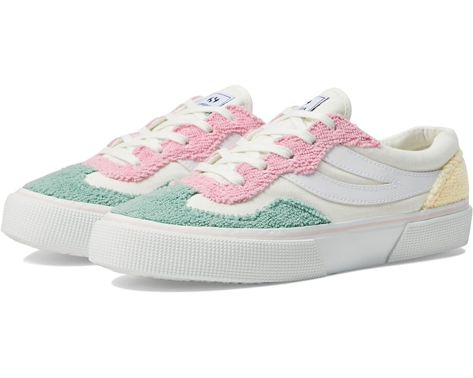 

Кроссовки Superga 2941 Revolley Terry Cloth, цвет White Avorio/Pink/White