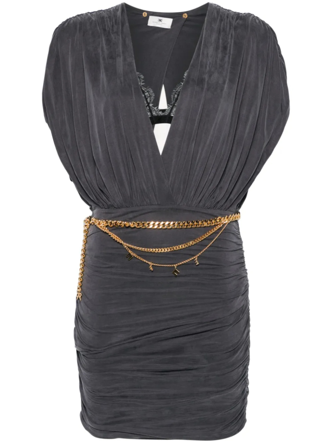 

Elisabetta Franchi платье мини из джерси, серый
