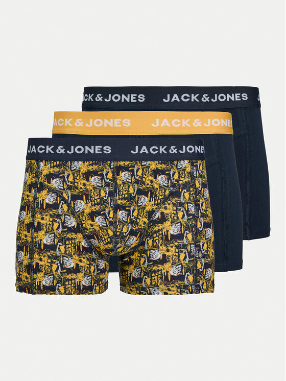 

Комплект из 3 боксеров Jack&Jones, синий