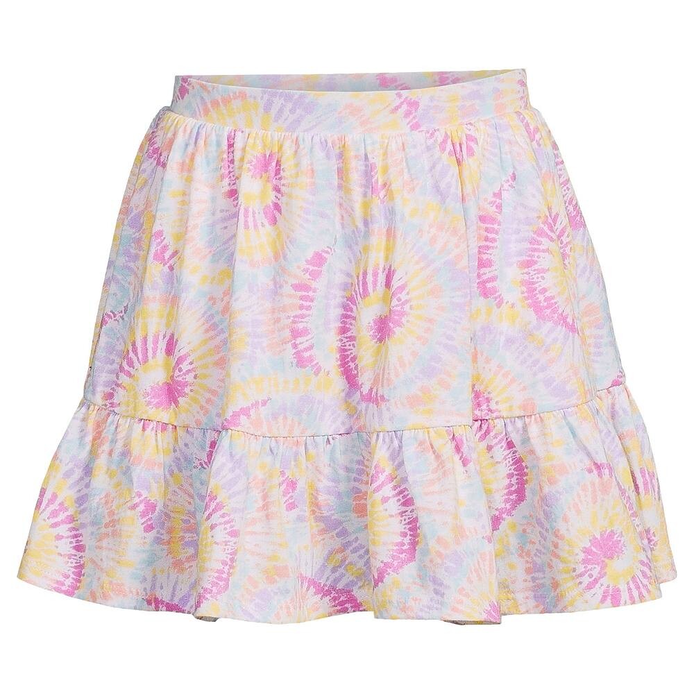 

Многоярусная юбка Lands' End для девочек 2–20 лет, цвет Multi Burst Tie Dye