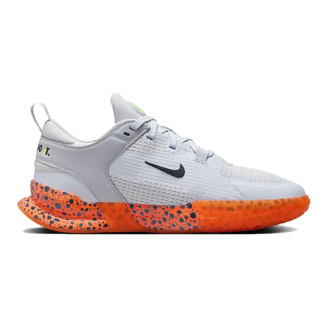 Кроссовки детские баскетбольные Crosscourt Series GS Low-top серые/оранжевые Nike, оранжевый — фото 2