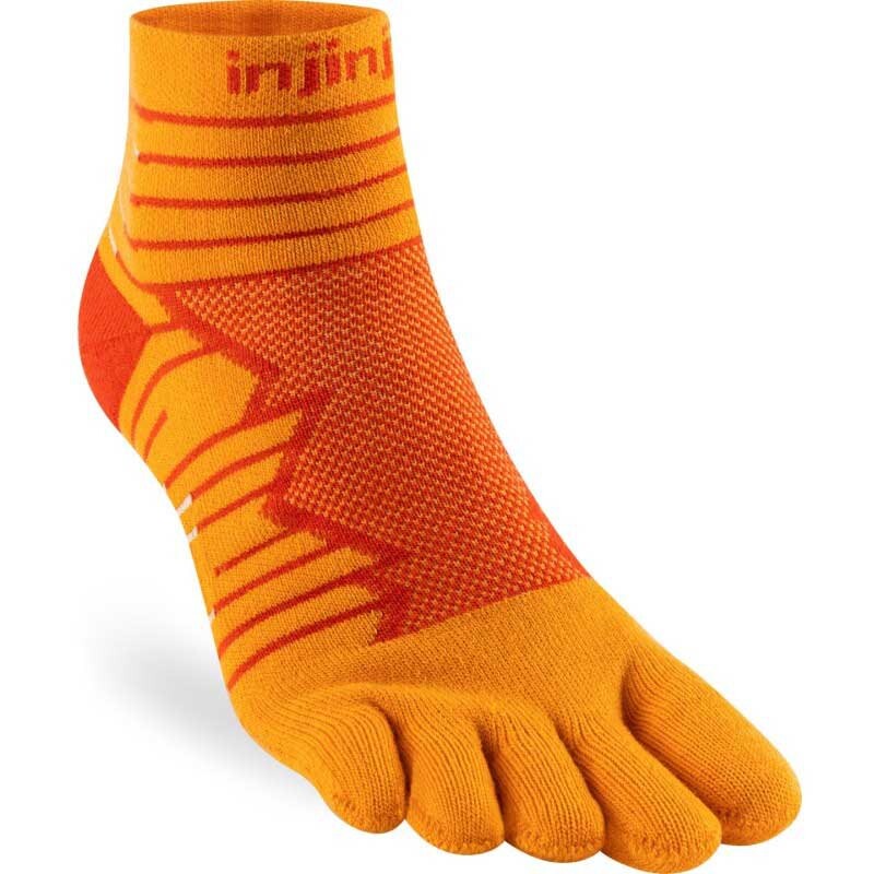 

Носки Injinji Ultra Run Mini-Crew, оранжевый