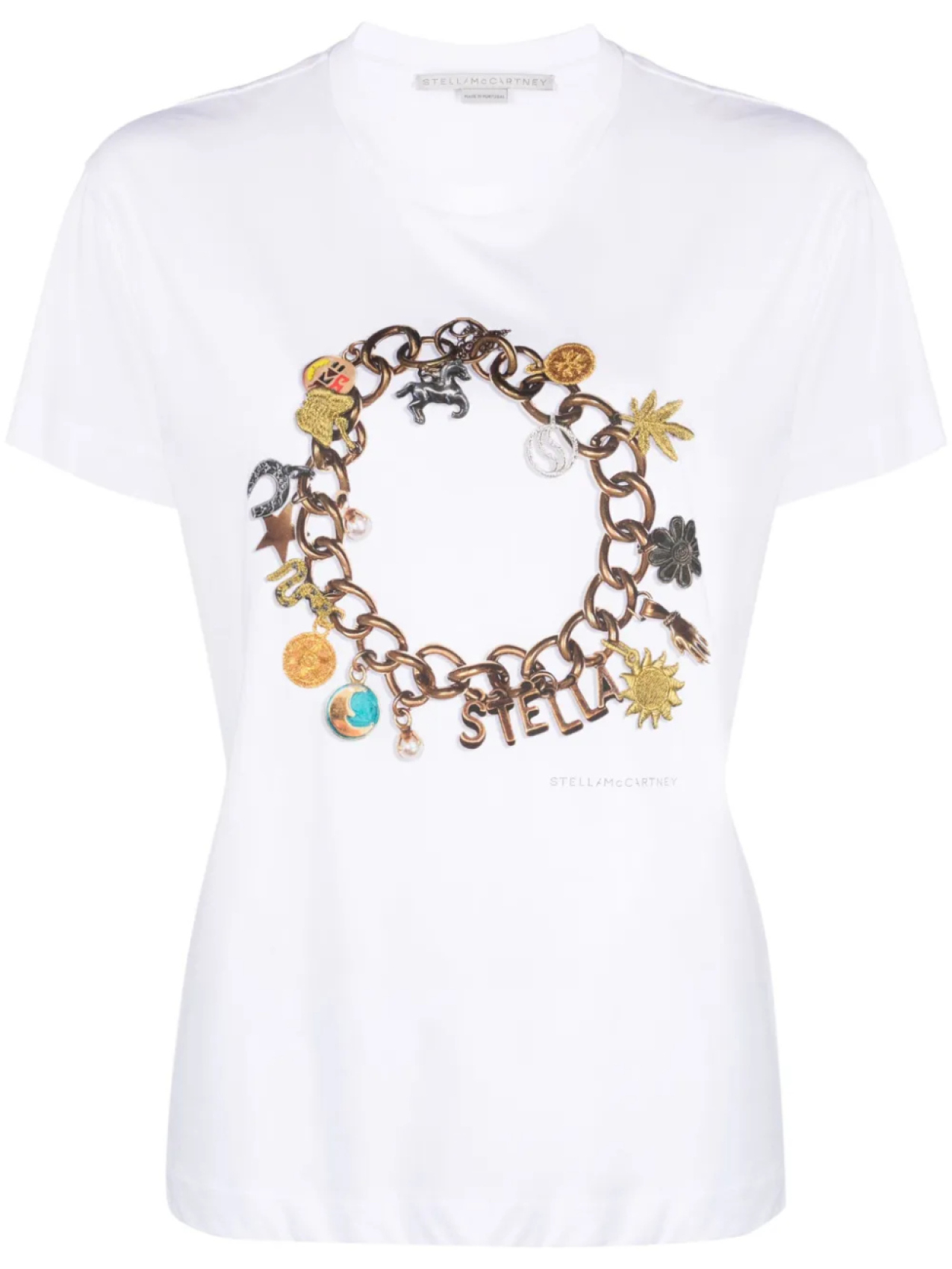 

Stella McCartney футболка с графичным принтом, белый