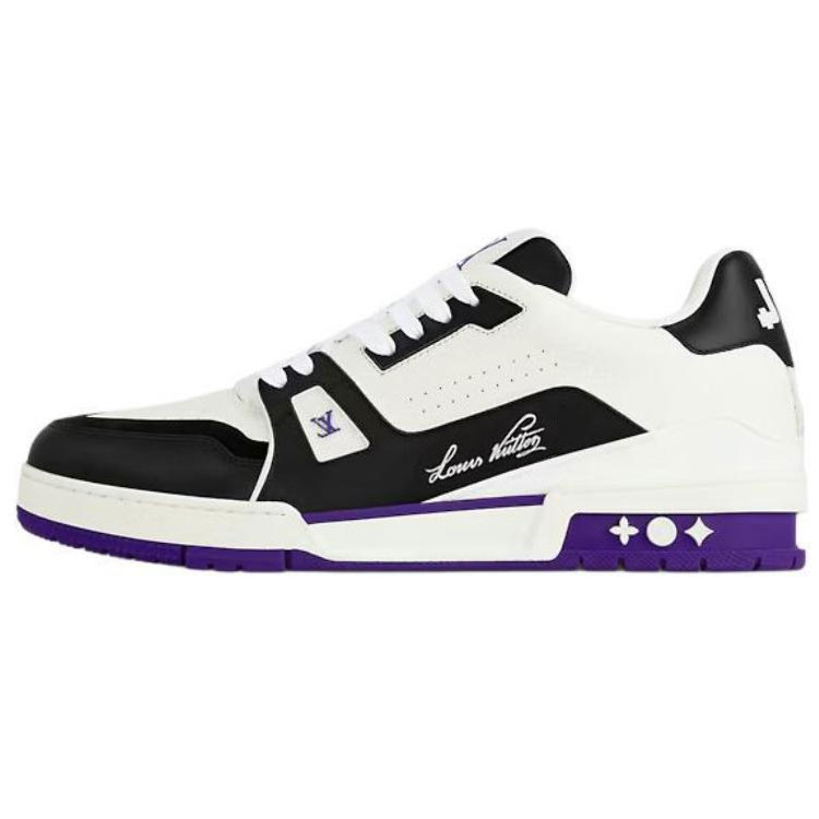 LOUIS VUITTON Кроссовки для скейтбординга Trainer Low-Top женские, фиолетовые