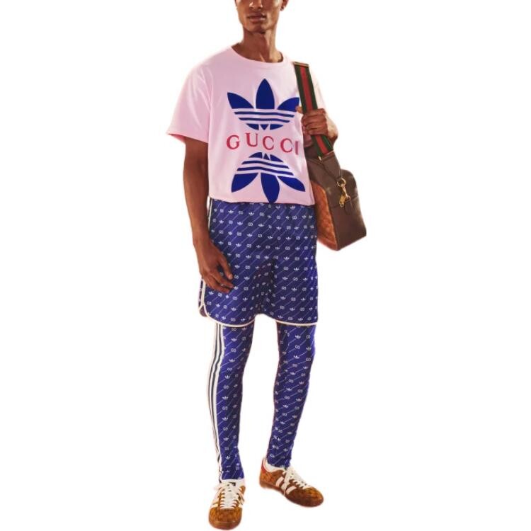 Мужская футболка Adidas Originals X Gucci, розовый — фото 2
