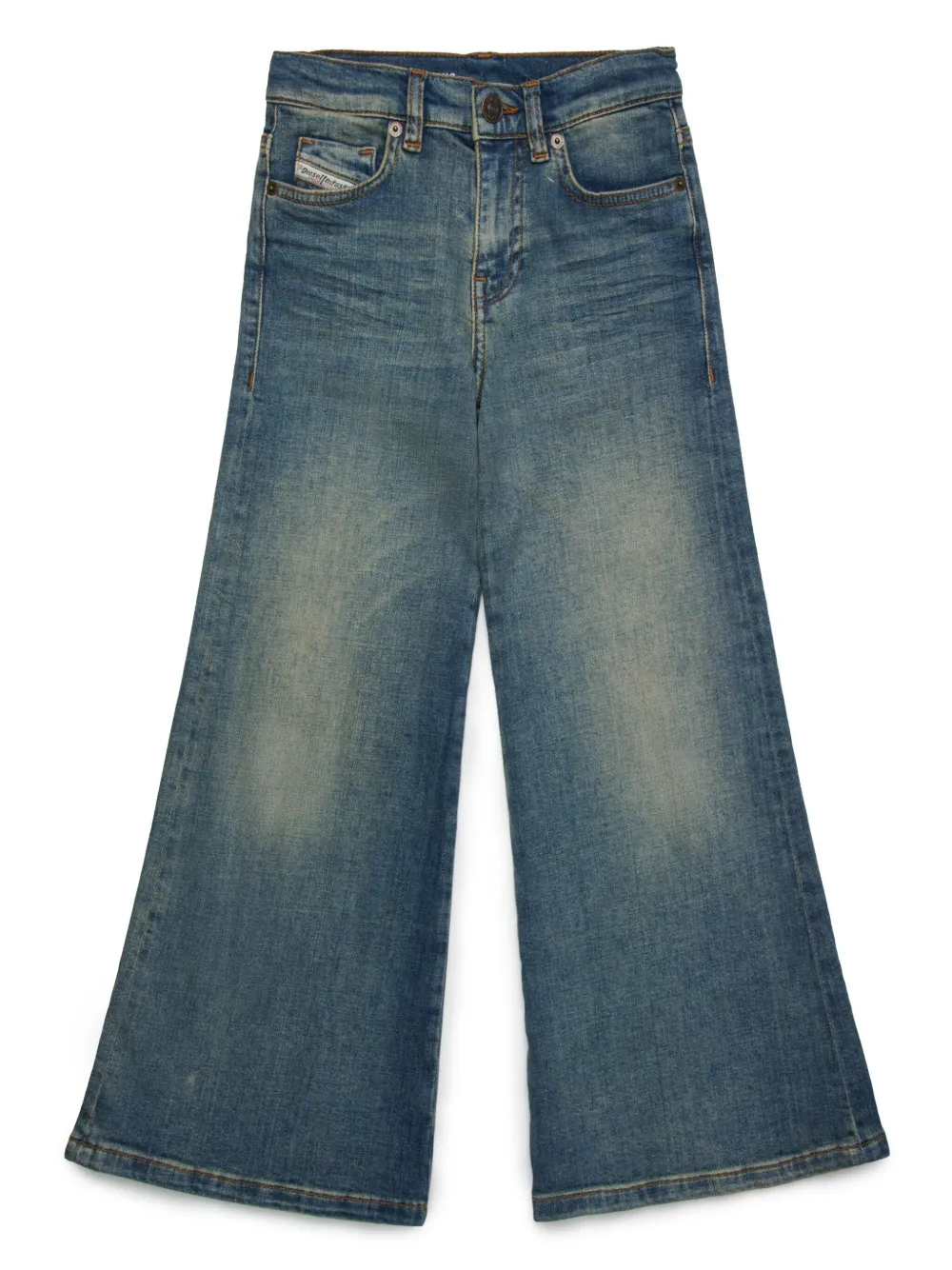 

Широкие джинсы Diesel Kids, синий