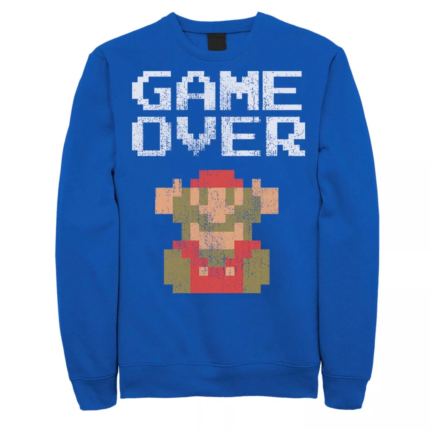 

Мужской осенний свитшот Nintendo Super Mario Classic Game Over Mario Licensed Character