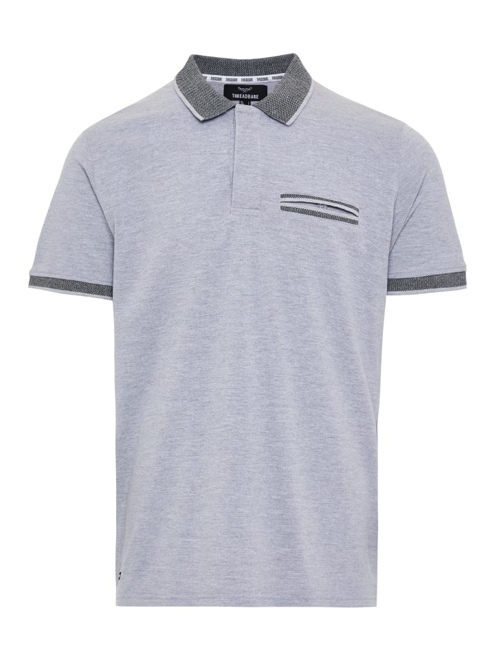 

Футболка поло Threadbare, цвет grey marl