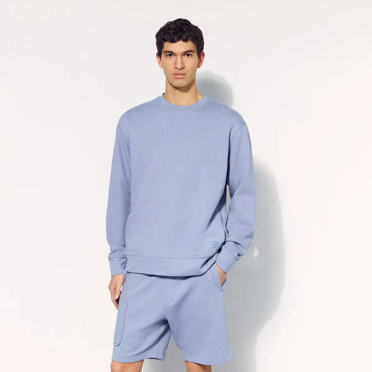 

Sportcasual мужская толстовка с вырезом Boomerang, синий
