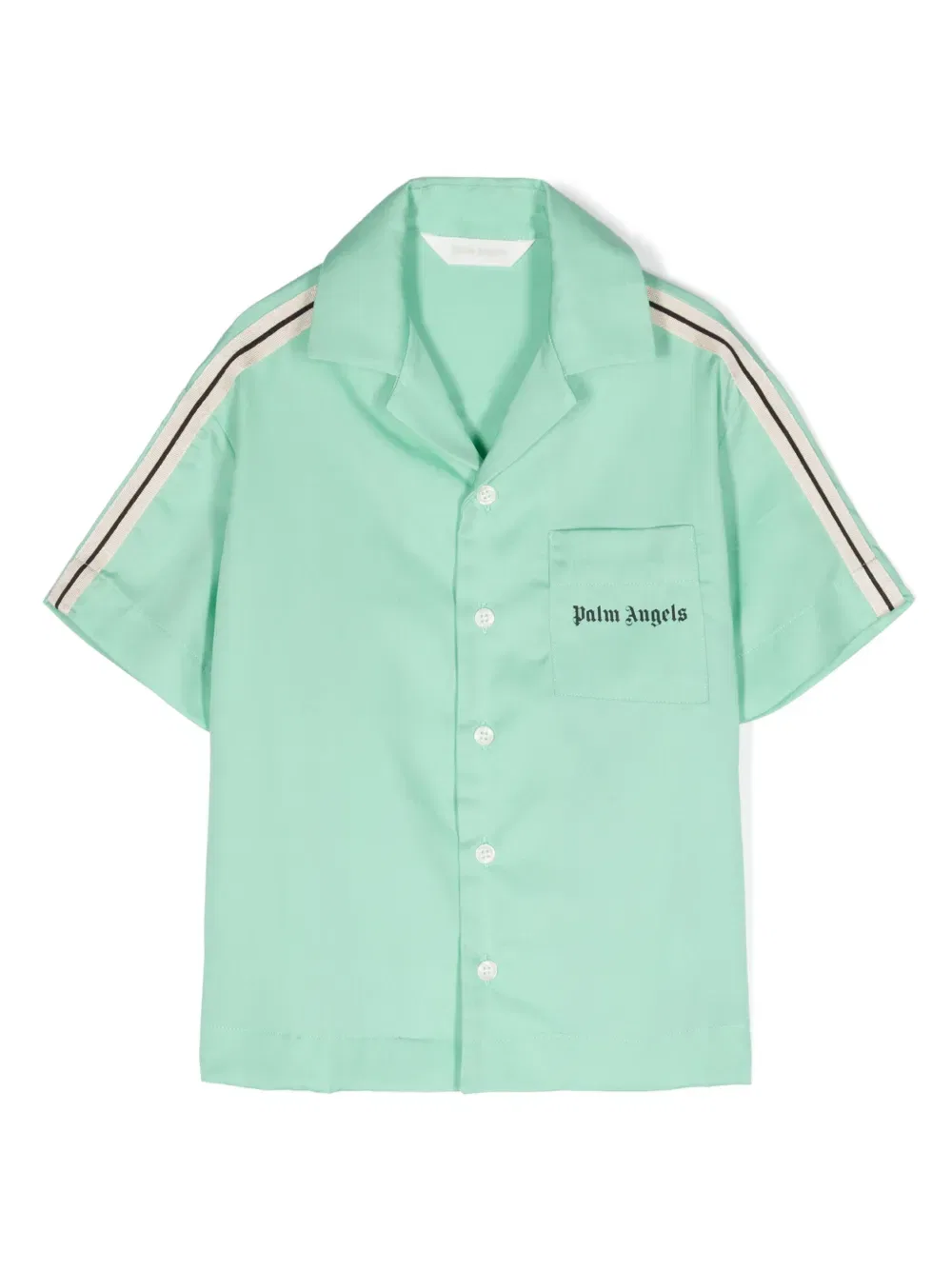Спортивная футболка с логотипом Palm Angels Kids, зеленый