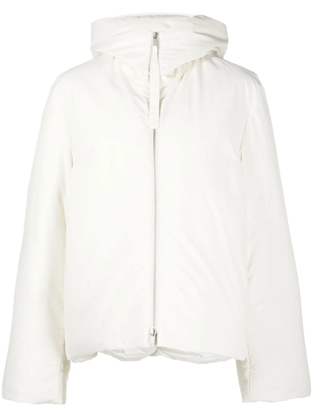 

Пуховик с капюшоном JIL SANDER, белый