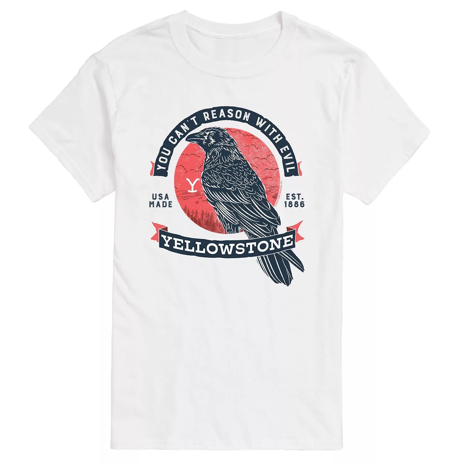 

Футболка Big & Tall Yellowstone Evil Crow License