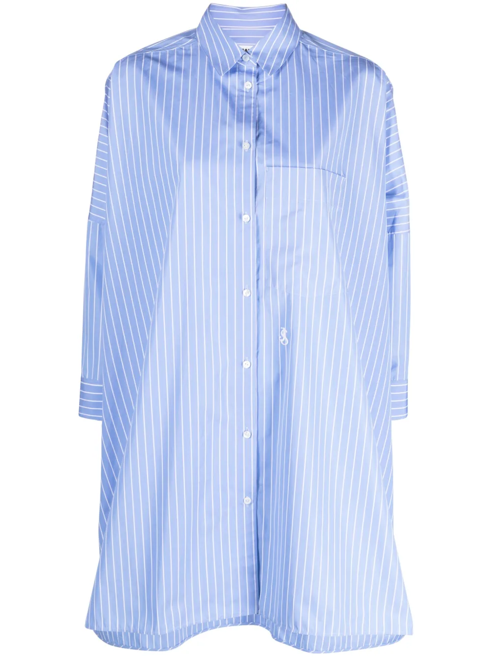 

Рубашка в полоску JIL SANDER, синий