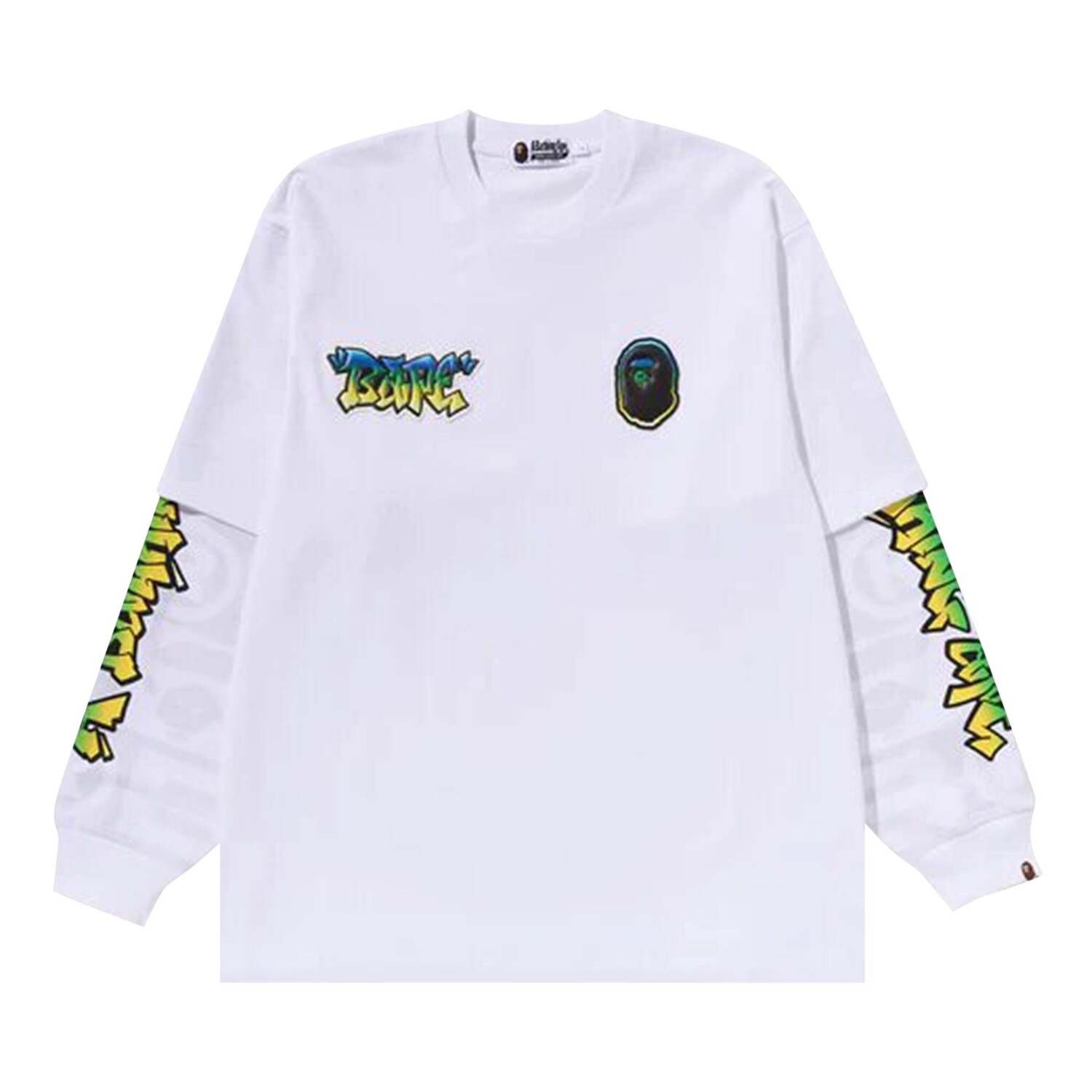 

Футболка BAPE Sport с длинными рукавами, цвет Белый