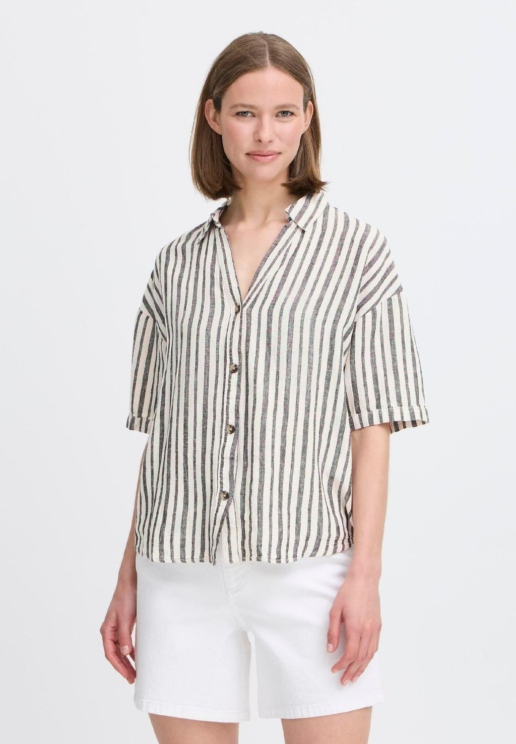 

Блузка на пуговицах FALAKKA b.young by Zalando, цвет Rainy Day Stripe Mix
