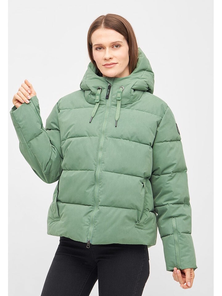

Пуховик Derbe Winterjacke, светло-зеленый