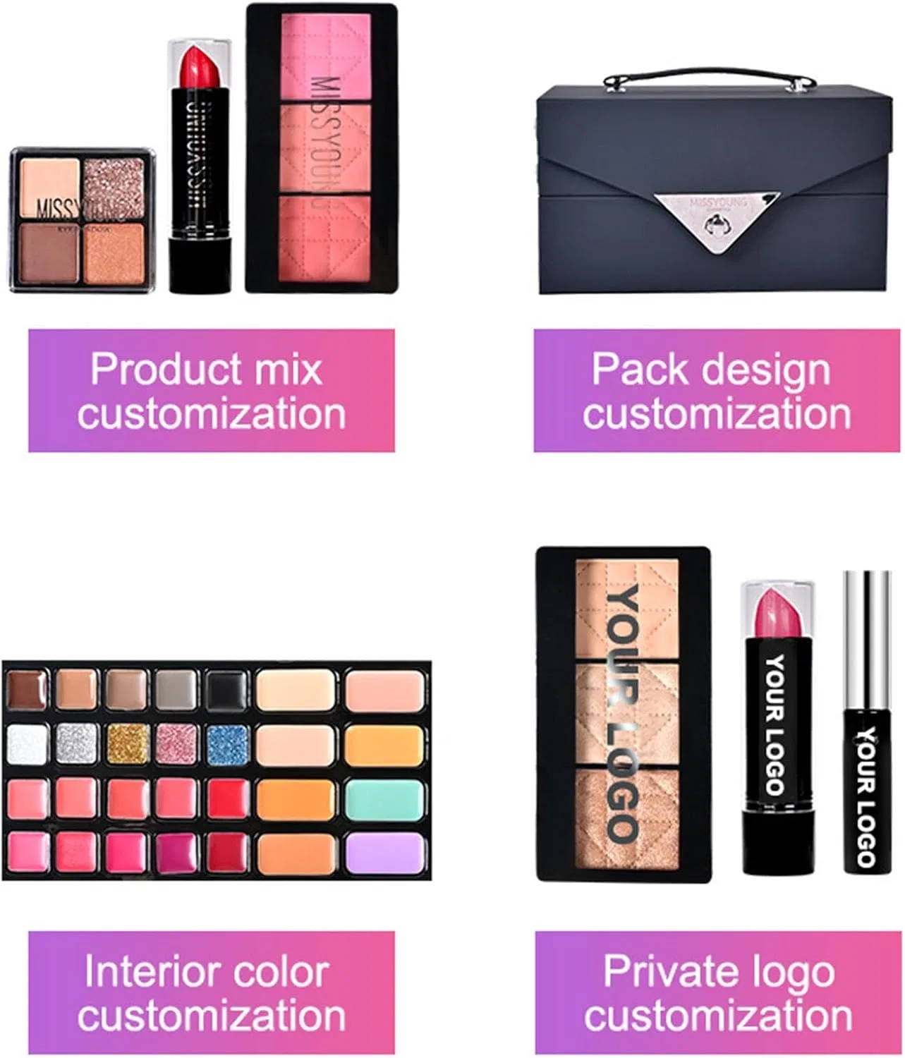 Набор косметики Full Makeup Kit, Vista Store — фото 4