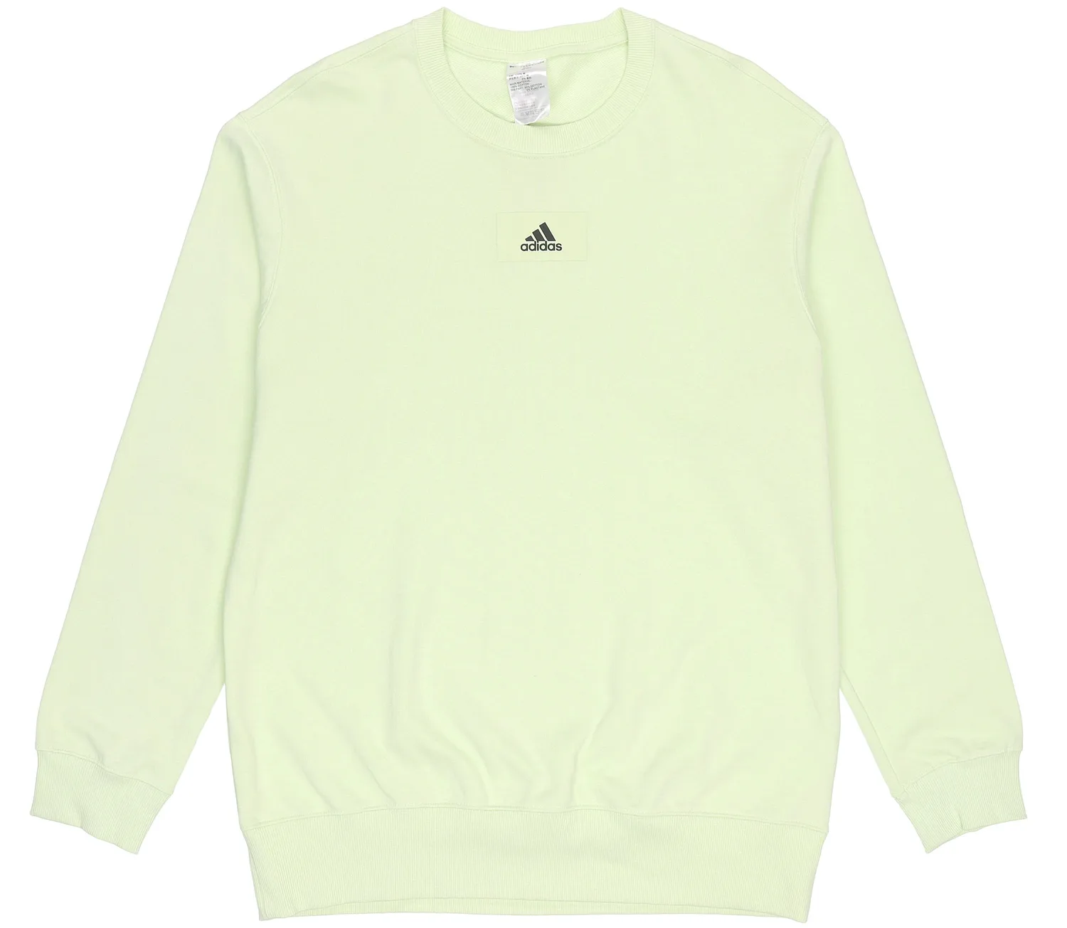 Adidas Толстовка ESSENTIALS мужская лаймового цвета — фото 3