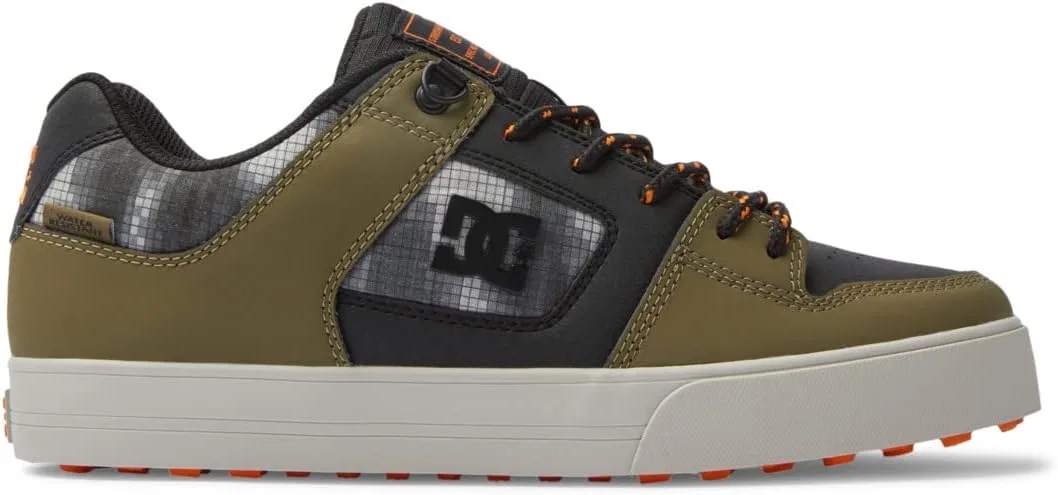 Мужские кроссовки для скейтборда DC Saf Erkek Ayakkabısı DC Shoes, Black Olive Night — фото 2