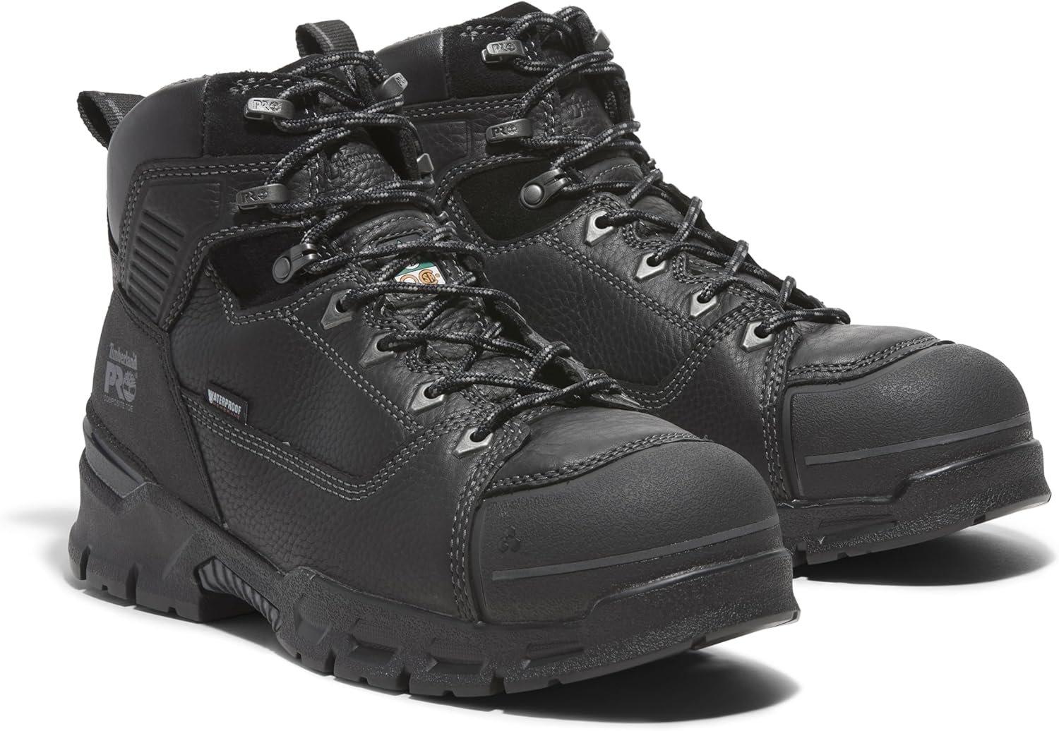Timberland PRO мужские Endurance EV 6 дюймовые ботинки с композитным защитным носком и водонепроницаемостью, Black — фото 2