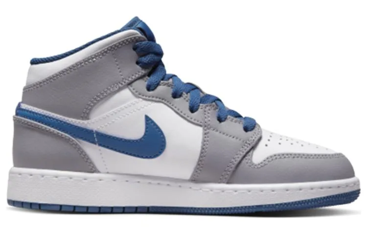 Jordan Кроссовки Mid True Blue Cement GS — фото 3