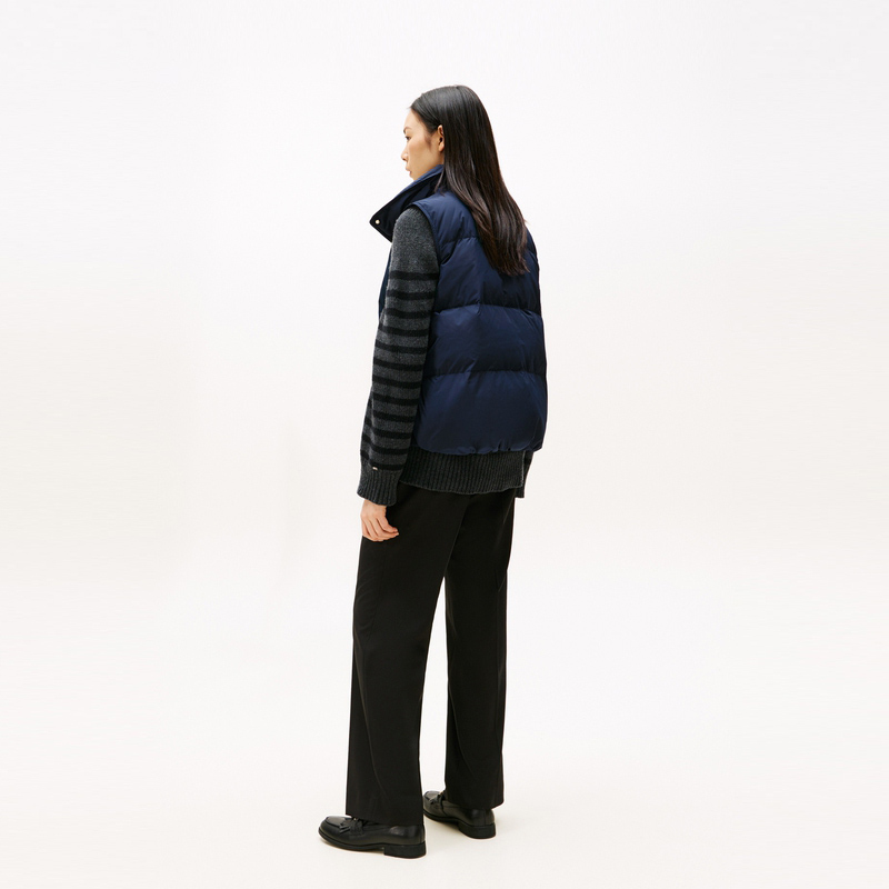Tommy Hilfiger Женская пуховая жилетка, Navy Blue C1G — фото 4