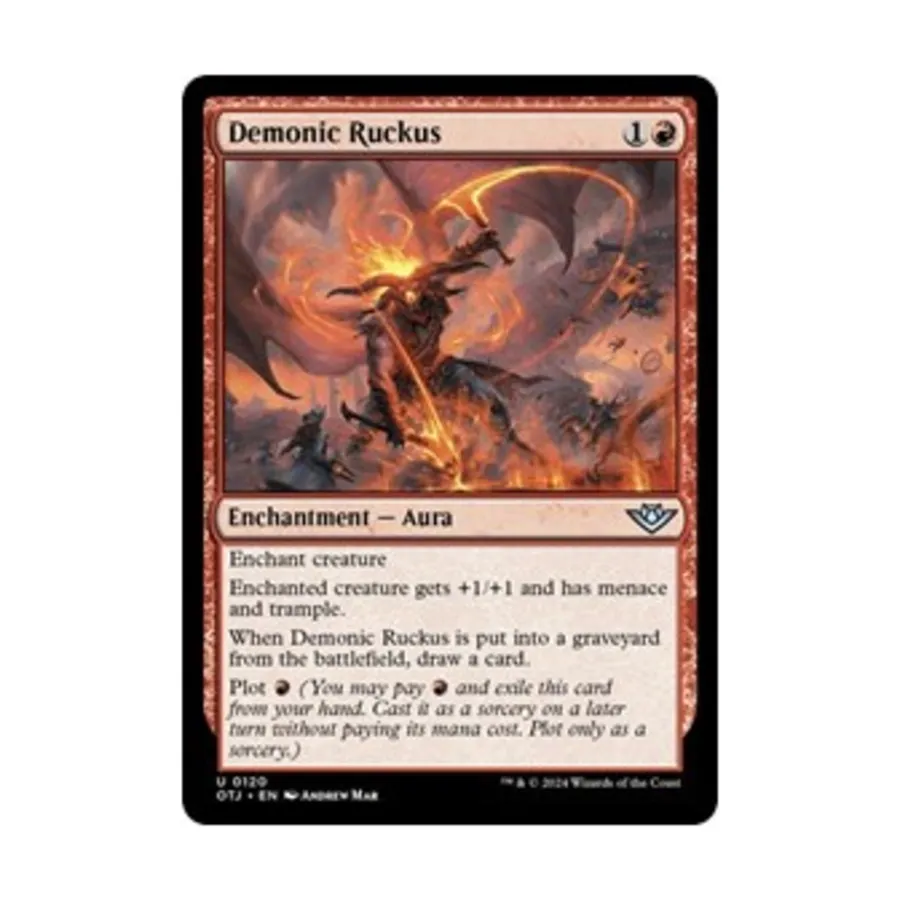 

CCG Демонический Рукус (U), MTG - Outlaws of Thunder Junction