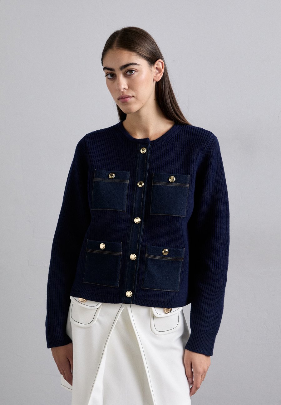 

Кардиган sandro CARDICOAT COTES, Marine/Dark Blue