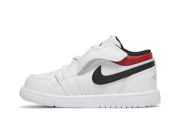 Кроссовки Air Jordan Air Jordan 1 Low ALT TD 'White Gym Red', белый — фото 4