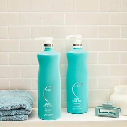 Шампунь C Scalp Wellness, успокаивающий, увлажняющий, для сухой кожи головы с маслом мяты, 33,8 жидких унций Malibu — фото 2